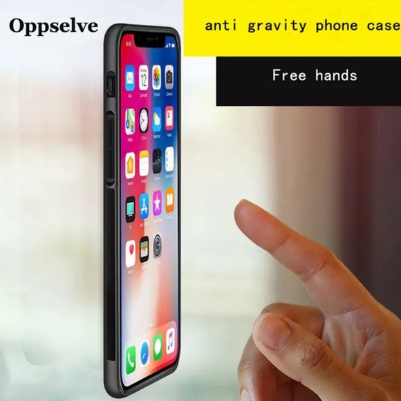 iPhone 12 Pro Max Anti Gravity Phone Case TPU Magical Nano Suction Adsorbed Case - Picture 1 of 7